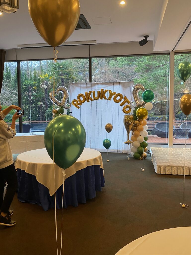 ロク京都 バルーン装飾